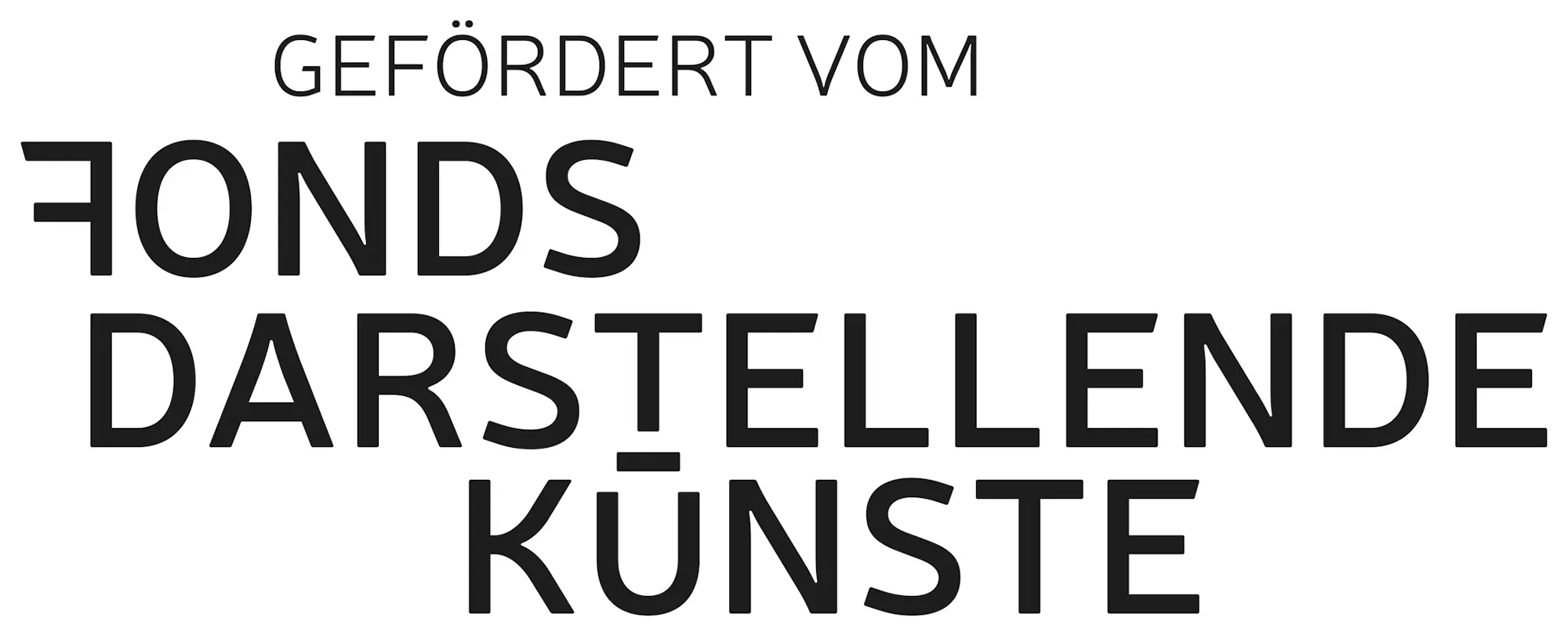 Logo: Gefördert vom Fonds Darstellende Künste